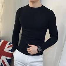 Black Full Sleeve Compression Shirt For Men