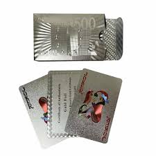 Silver Euro Playing poker Cards